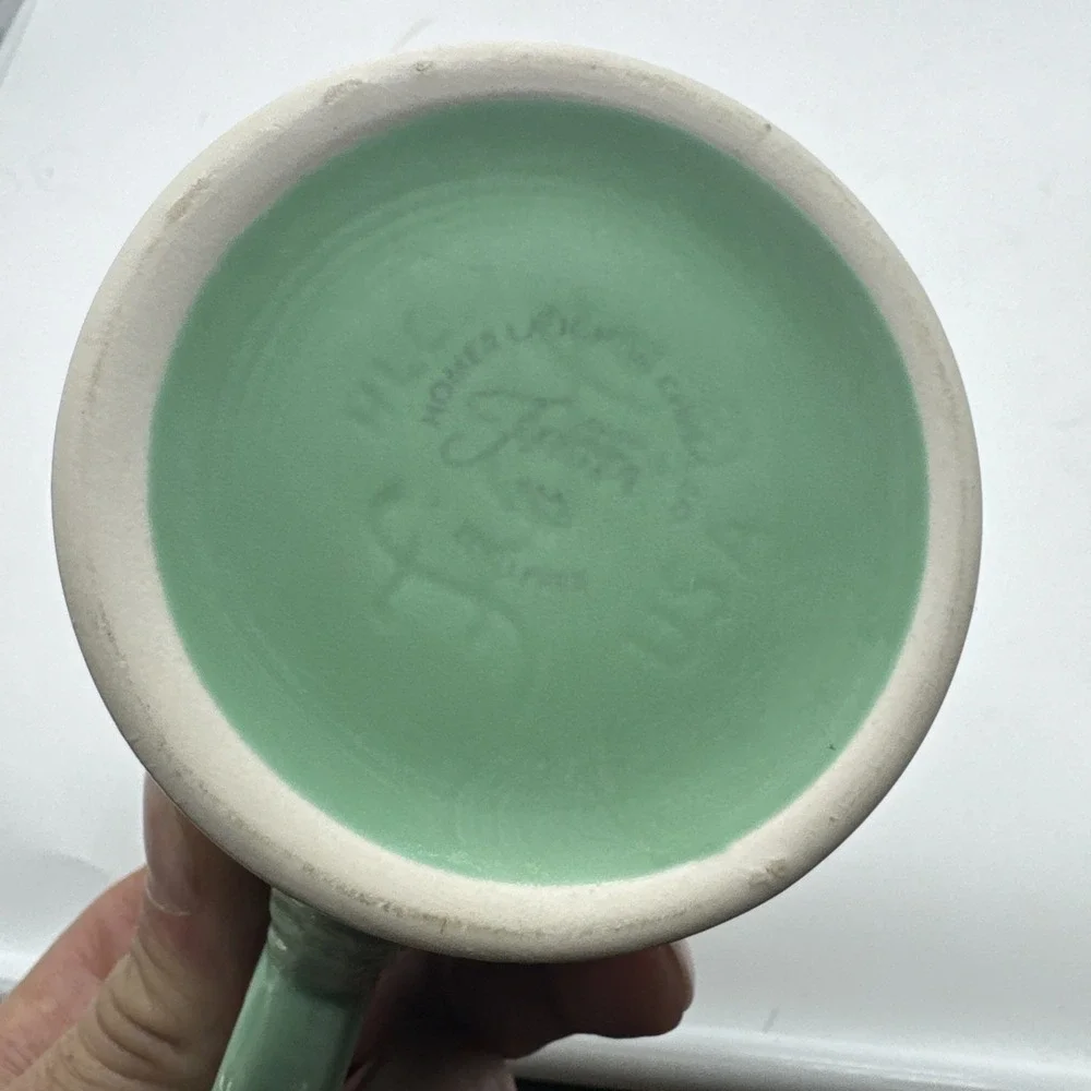 Fiesta Ring-Handled Fan/Horizon Mug SEAMIST